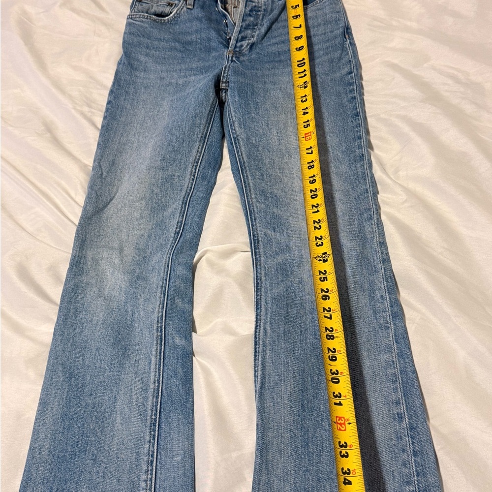 Denim Forum Light Blue Flare Jeans size 24